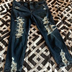 High waisted jeggings